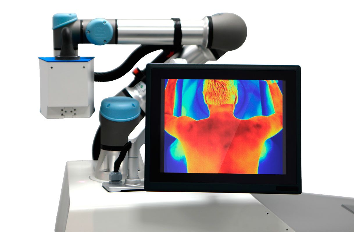 Imagen termográfica de Adamo Robot
